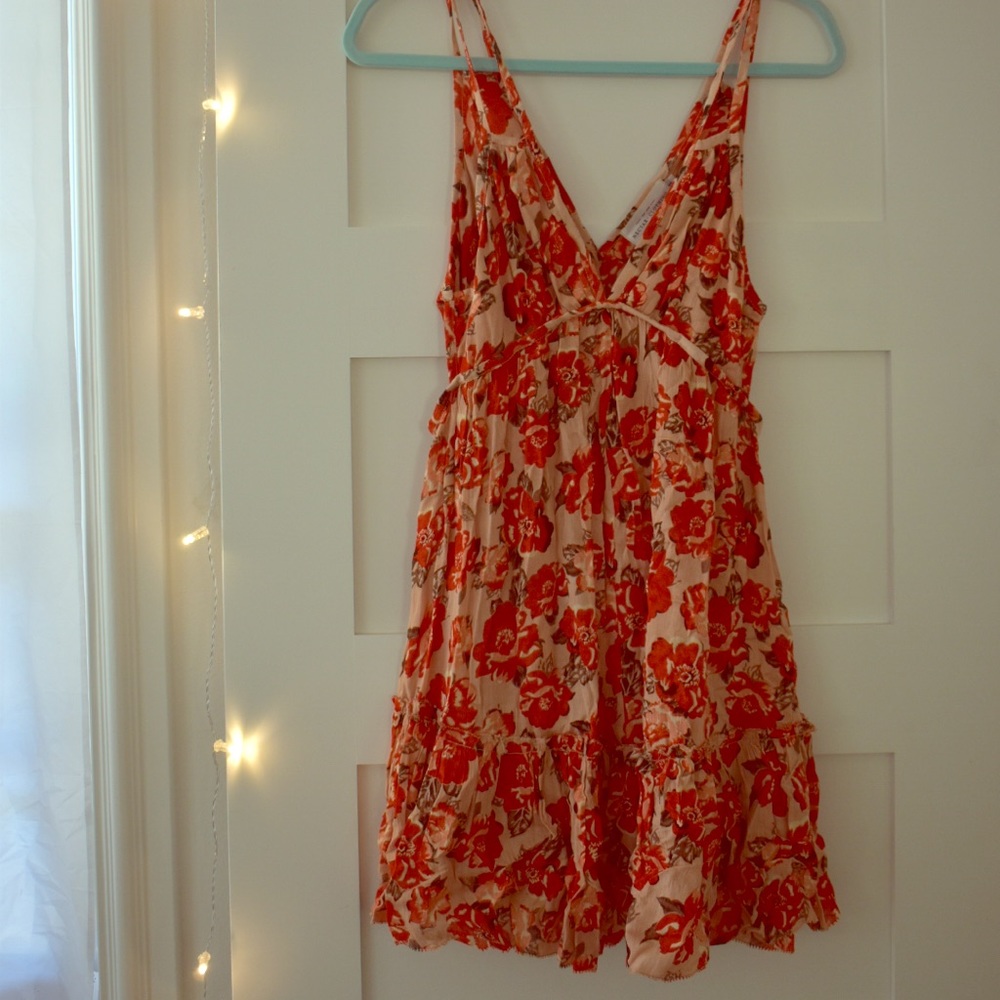Red Floral Sundress
